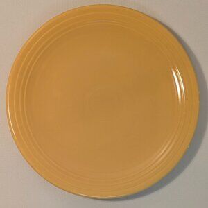 Vintage Fiesta Yellow 13" Chop Plate, Homer Laughlin 1936-1969